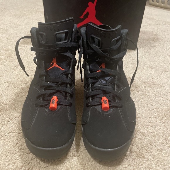 Air Jordan 6 Retro "Black Infrared" (2019) Men's (384664-060) Size 10.5 - Picture 4 of 10